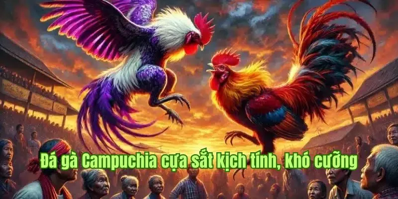 Đá Gà Campuchia Good88 - Đấu Trường Sôi Động Dành Cho Sư Kê 2 Đá gà Campuchia cựa sắt kịch tính, khó cưỡng